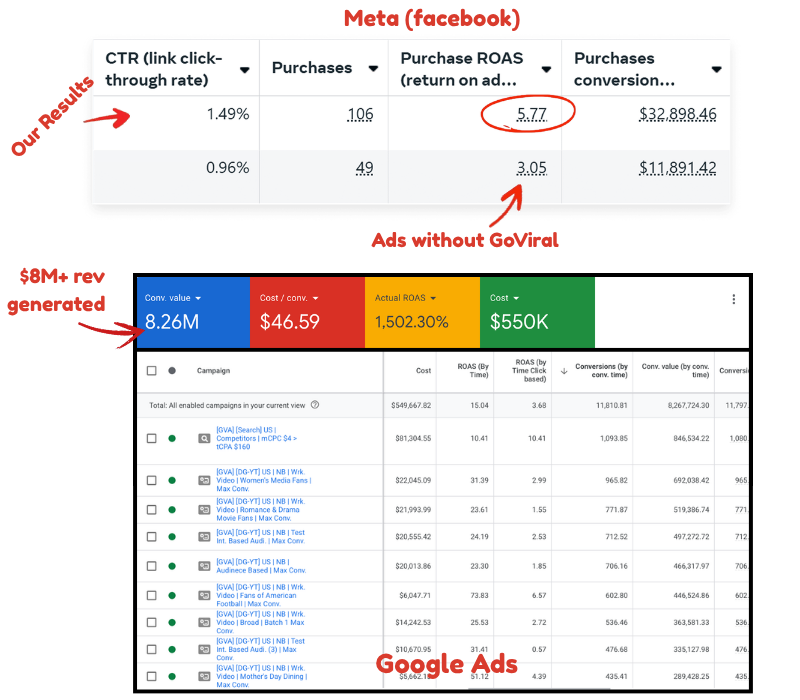 Meta & Google paid ads case study